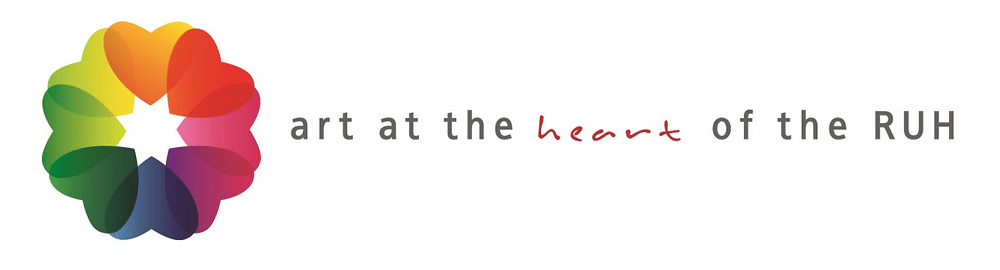 Art at the Heart of the RUH logo